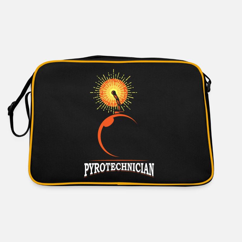 PYROTECHNICIANS Pyro technician Fireworks Fireworks Retro Bag