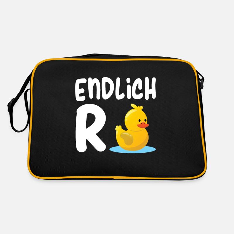 Endlich Rentnerin - Endlich Rente Ente Retro Tasche