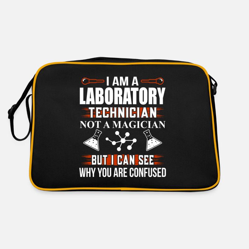 Je suis technicien de laboratoire Et Pas magicien Drôle Sac Retro