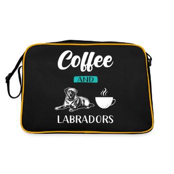 Labrador - Retro Bag - black/gold - Back