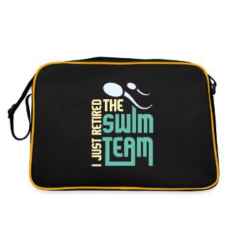 I Just Retired the Swim Team Post Vasectomy - Sac Retro - noir/or - Dos