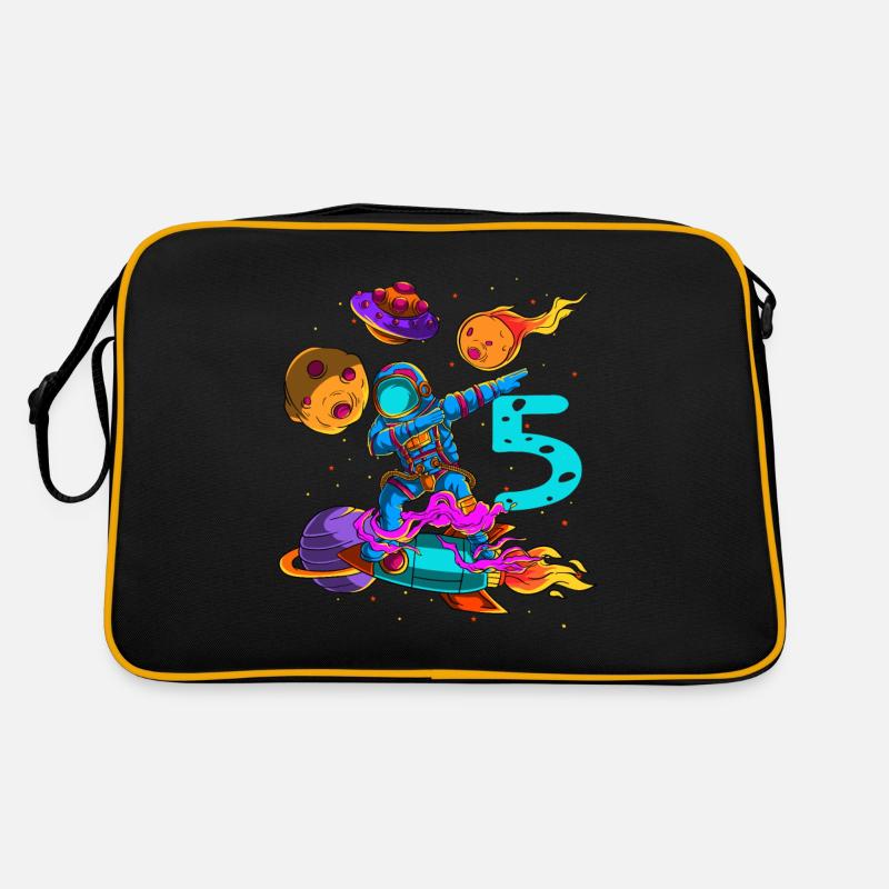 Astronaute Dans l’espace 5ème anniversaire Sac Retro