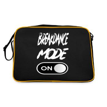 Breakdance Mode On - Breakdance Breakdance Musique - Sac Retro - noir/or - Dos