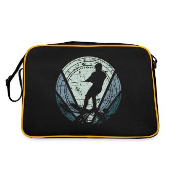 Water skiing retro - Retro Bag - black/gold - Back