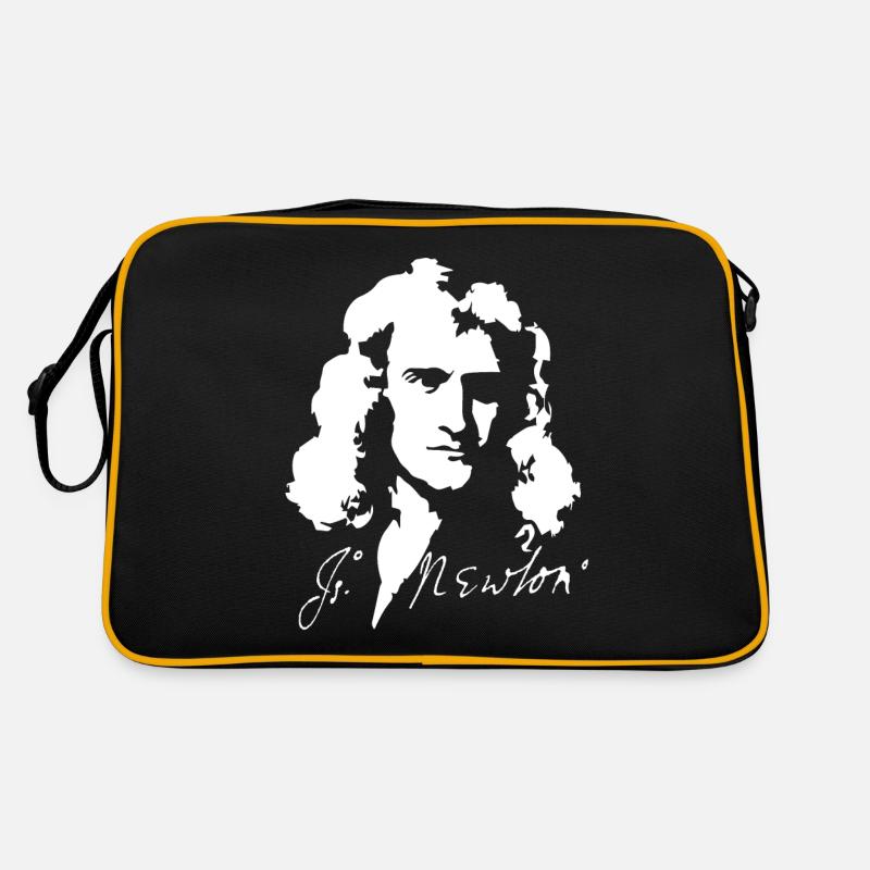 Isaac Newton Laws of Physics Mathematicians Retro Bag