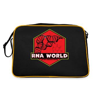 RNA-World Ribozym Biochimie Scientifique - Sac Retro - noir/or - Dos
