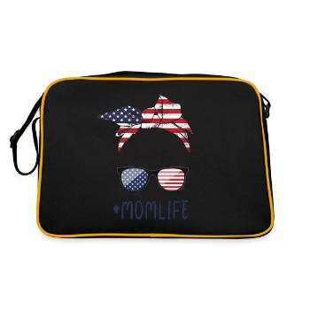 Mom Life Matching - Retro Bag - black/gold - Back