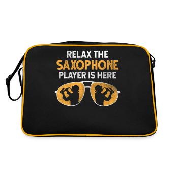 Brass saxophone - Retro Bag - black/gold - Back