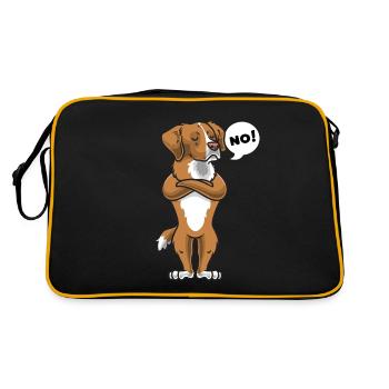 Sturer Nova Scotia Duck Tolling Retriever - Retro Bag - black/gold - Back
