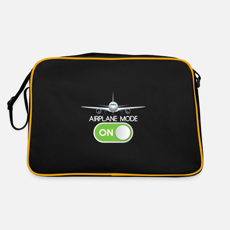 Mode avion - Sac Retro - noir/or