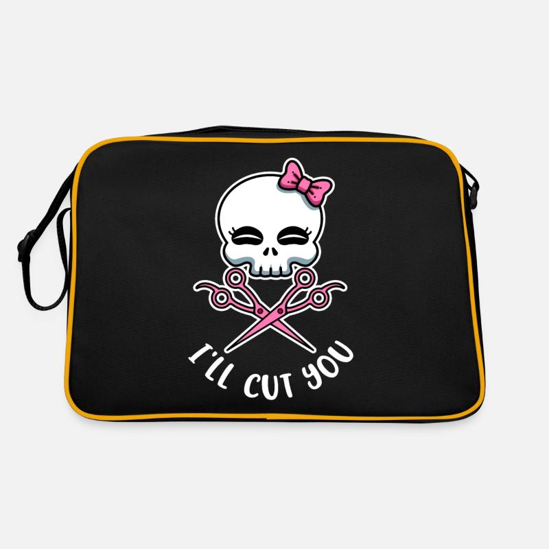 Ill Cut You Coiffeur cadeau Sac Retro