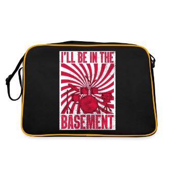 I set the pace before drummers drummers - Retro Bag - black/gold - Back