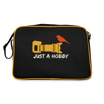 Observation d’oiseaux Un hobby - Sac Retro - noir/or - Dos