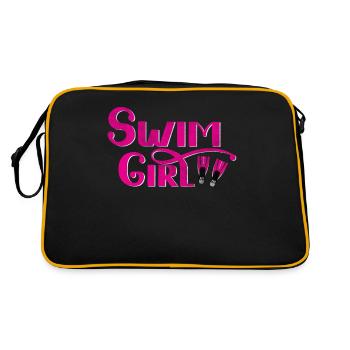Natation fille natation fille natation - Sac Retro - noir/or - Dos