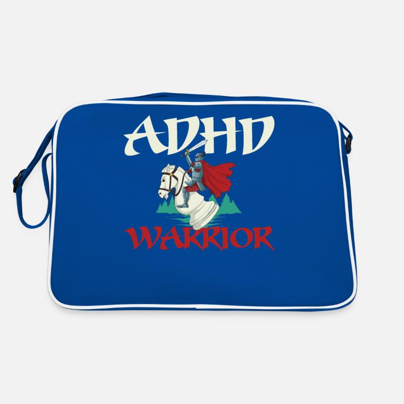 ADHD Warrior ADHS cadeau Sac Retro