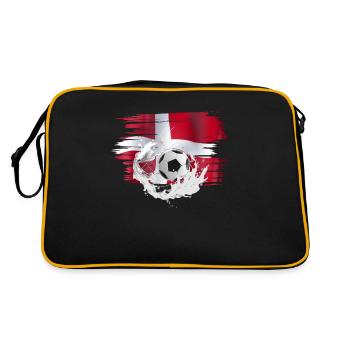 Dänmark Football Danmark fodbold - Sac Retro - noir/or - Dos
