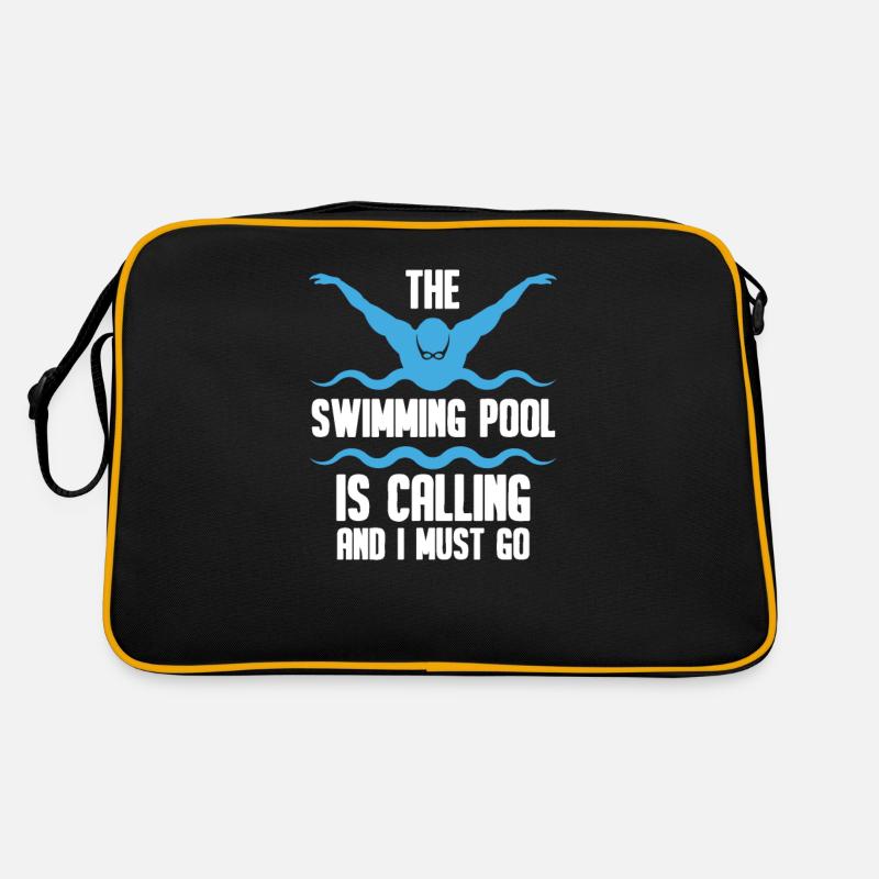 Schwimmen Schwimmer Retro Tasche