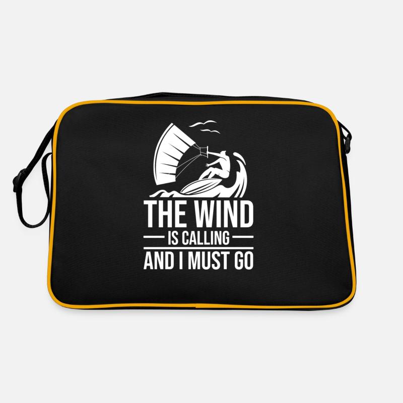 Kitesurfen Kiteboarding Kite Kiten Retro Tasche