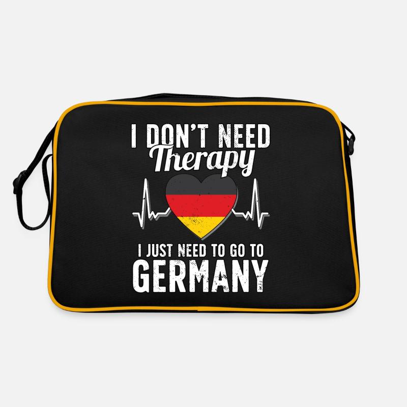 Germany flag I German Souvenirs Retro Tasche