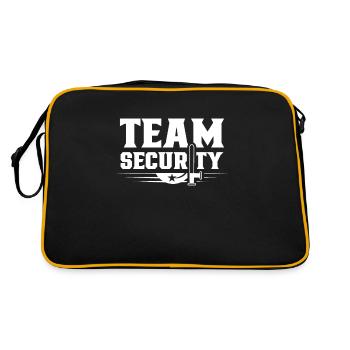 Team Security Security Security Security Guard - Retro Bag - black/gold - Back
