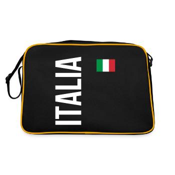 Italy / Italy / Italy football / Italy Holidays - Retro Bag - black/gold - Back
