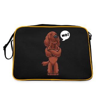 Sturer Irish Red Setter - Retro Bag - black/gold - Back