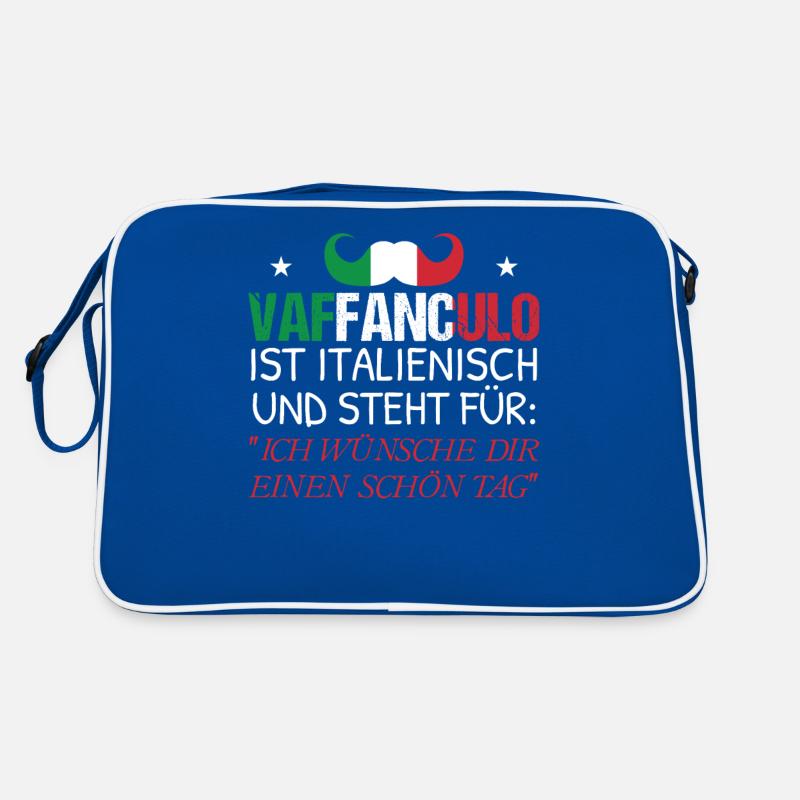 Italien Vaffanculo Lustiger Spruch Retro Tasche