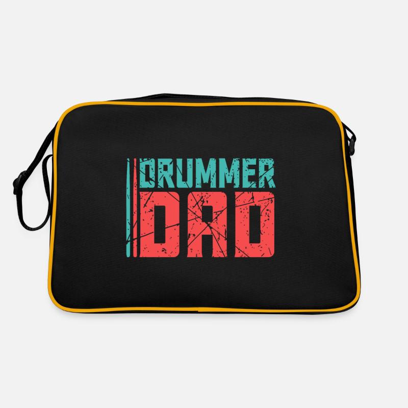 Drummer drums dad Retro Bag