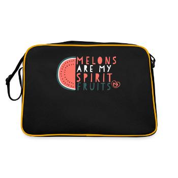 melon - Retro Bag - black/gold - Back
