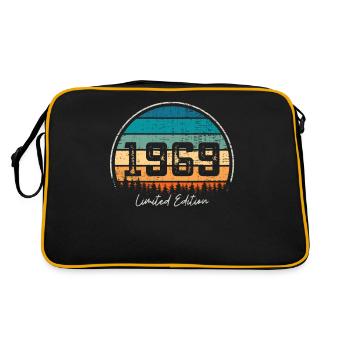 Vintage 1969 Limited Edition Retro Sunset - Retro Bag - black/gold - Back