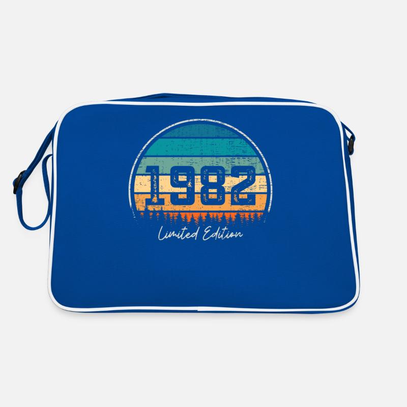 Vintage 1982 édition limitée rétro coucher de soleil Sac Retro