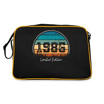 Vintage 1986 Limited Edition Retro Sunset - Retro Bag - black/gold - Back