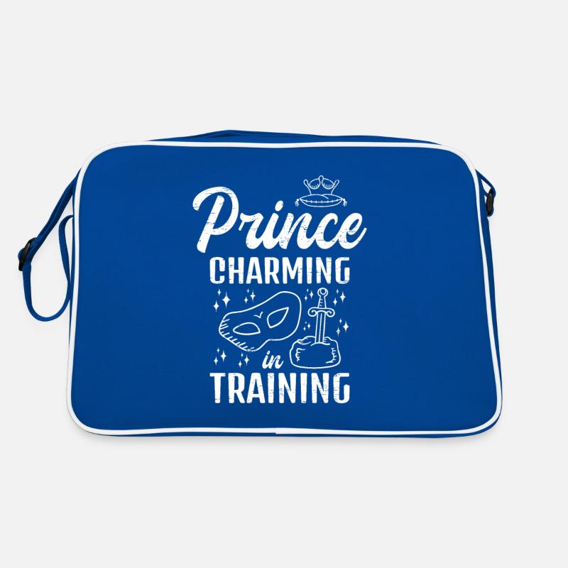 Prince Charming In Training Crown King Queen Retro Bag