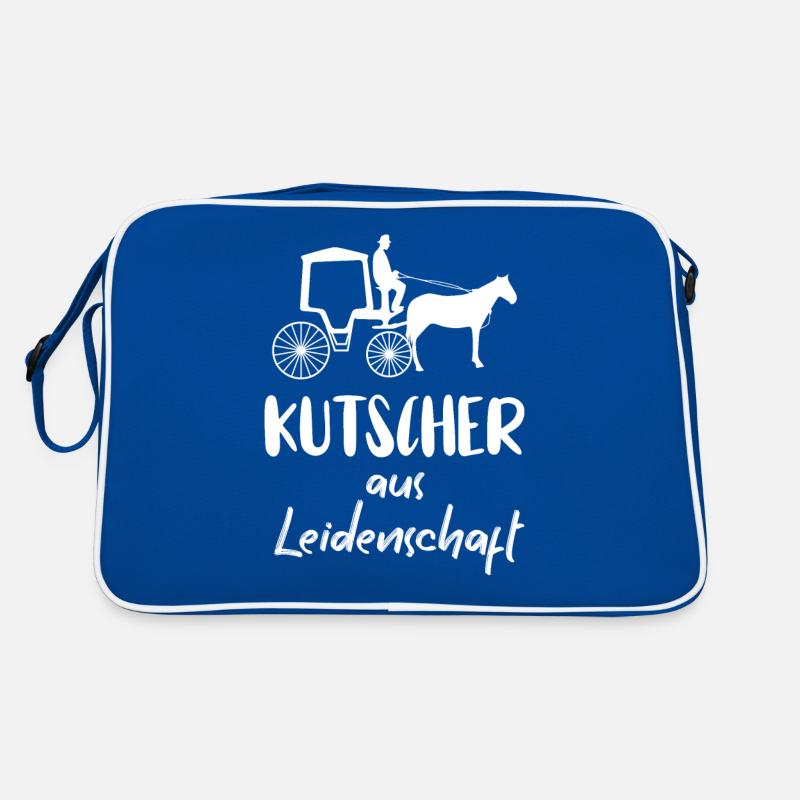 Kutscher Kutsche Pferdekutscher Kutschieren Retro Tasche
