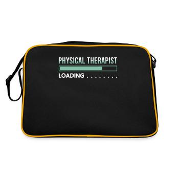 Physiotherapist Loading - Retro Bag - black/gold - Back