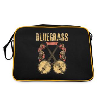 Bluegrass Banjo Guitar - Retro Bag - black/gold - Back
