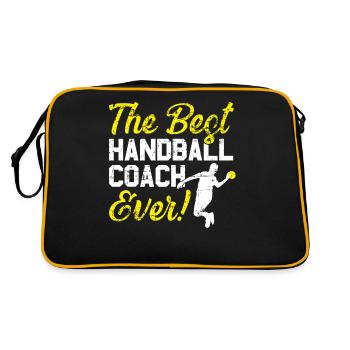 Meilleur entraîneur de handball - Sac Retro - noir/or - Dos