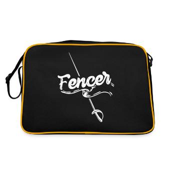 Escrime Hobby Degen Escrime - Sac Retro - noir/or - Dos