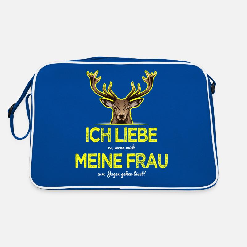 Jäger Sprüche Retro Tasche
