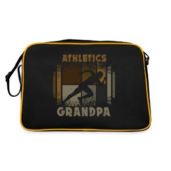 Athletics Grandpa - Sac Retro - noir/or - Dos
