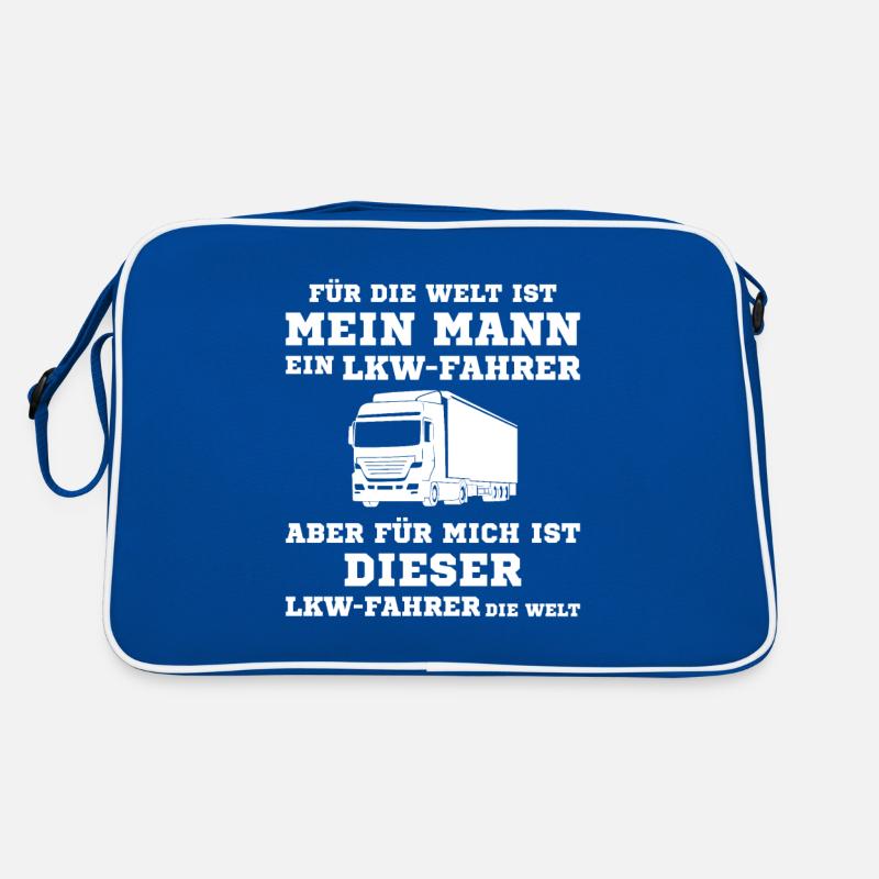 Mein mann LKW-fahrer Geschenk Beruf Arbeit Retro Tasche