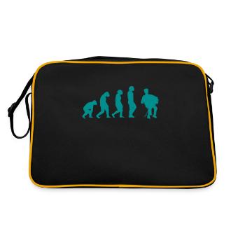 Akkordeon Evolution Akkordeon - Retro Tasche - Schwarz/Gold - Hinten