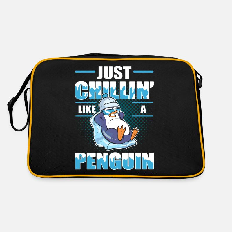 Juste chillin comme un pingouin de l’Antarctique de refroidissement Sac Retro
