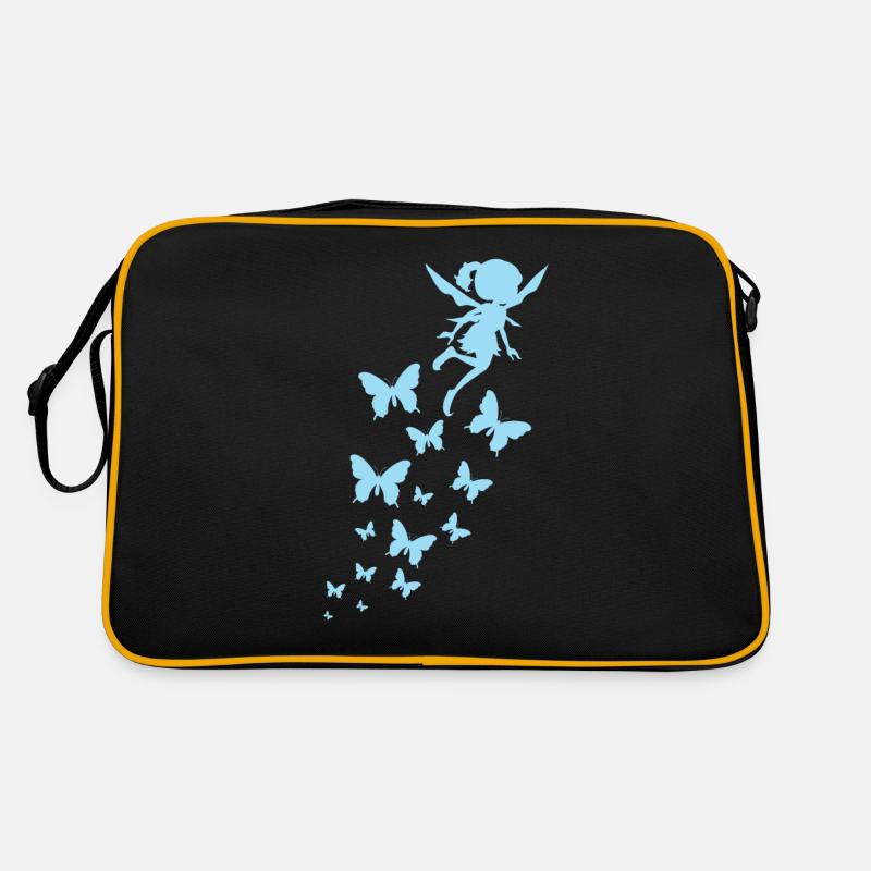Mouches de fées avec des papillons Sac Retro