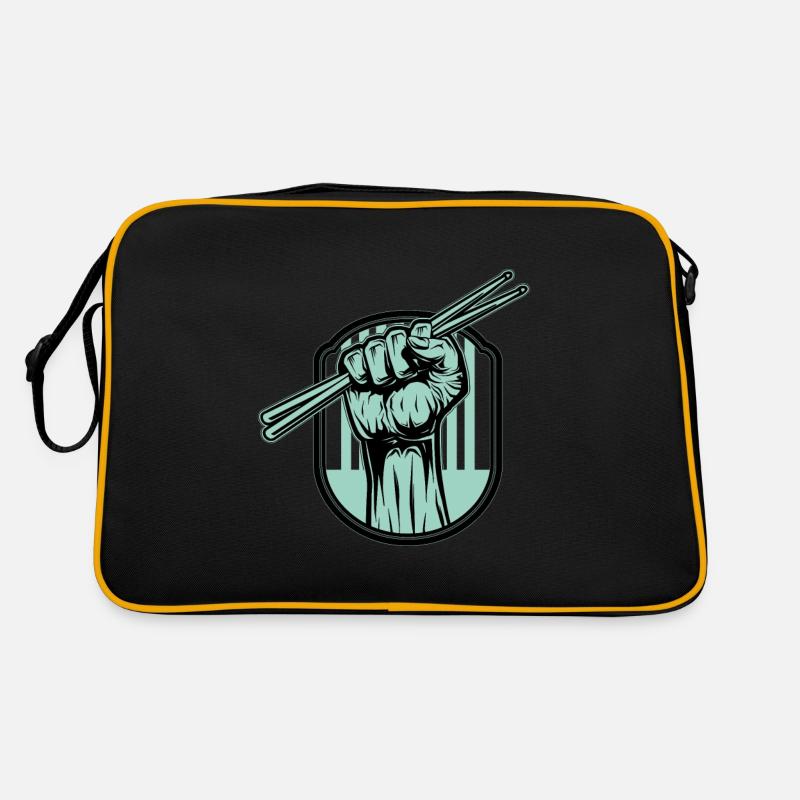 Schlagzeug Drumsticks Retro Tasche