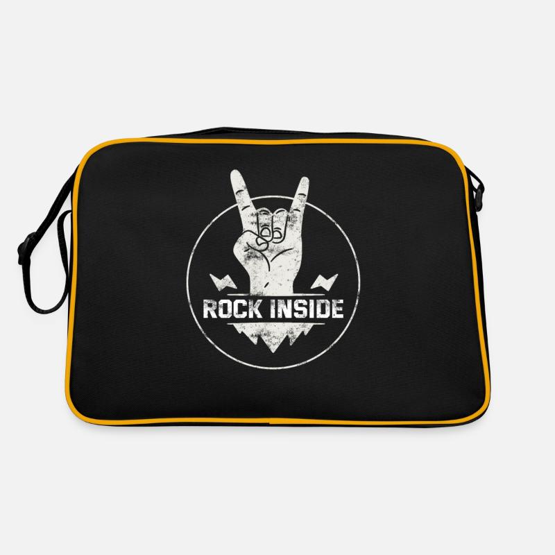Rock & Roll Guitare Rock and Roll - Sac Retro - noir/or
