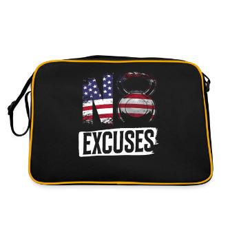 Patriotic 4th Of July Body Workout No Excuses - Sac Retro - noir/or - Dos
