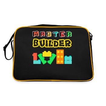 Master Builder Briques de construction Blocs - Sac Retro - noir/or - Dos