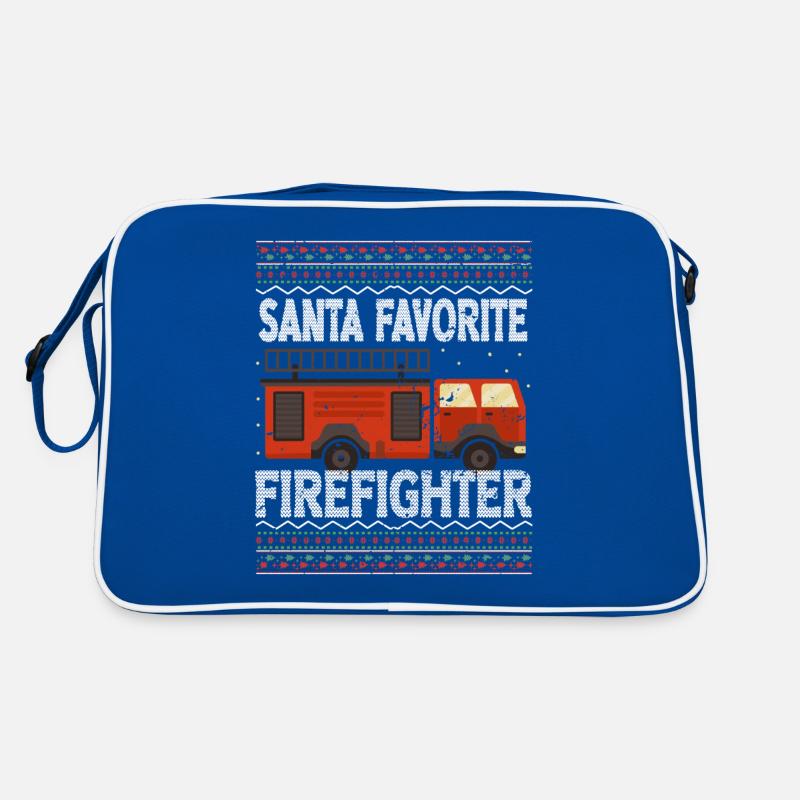 Moche Noël Pompiers Dictons de Noël Drôle Sac Retro