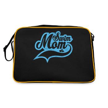 Natation mère natation natation femmes - Sac Retro - noir/or - Dos